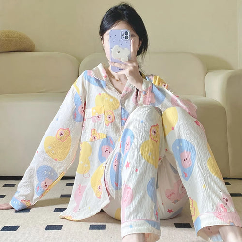 Color Me Cosy Print Night set