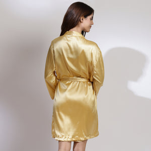 Boris Golden Night Dress set
