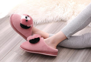 Pink Panda Fur slippers