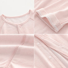 Pink Self Textured Sleepsuit for Infants (Onesie)